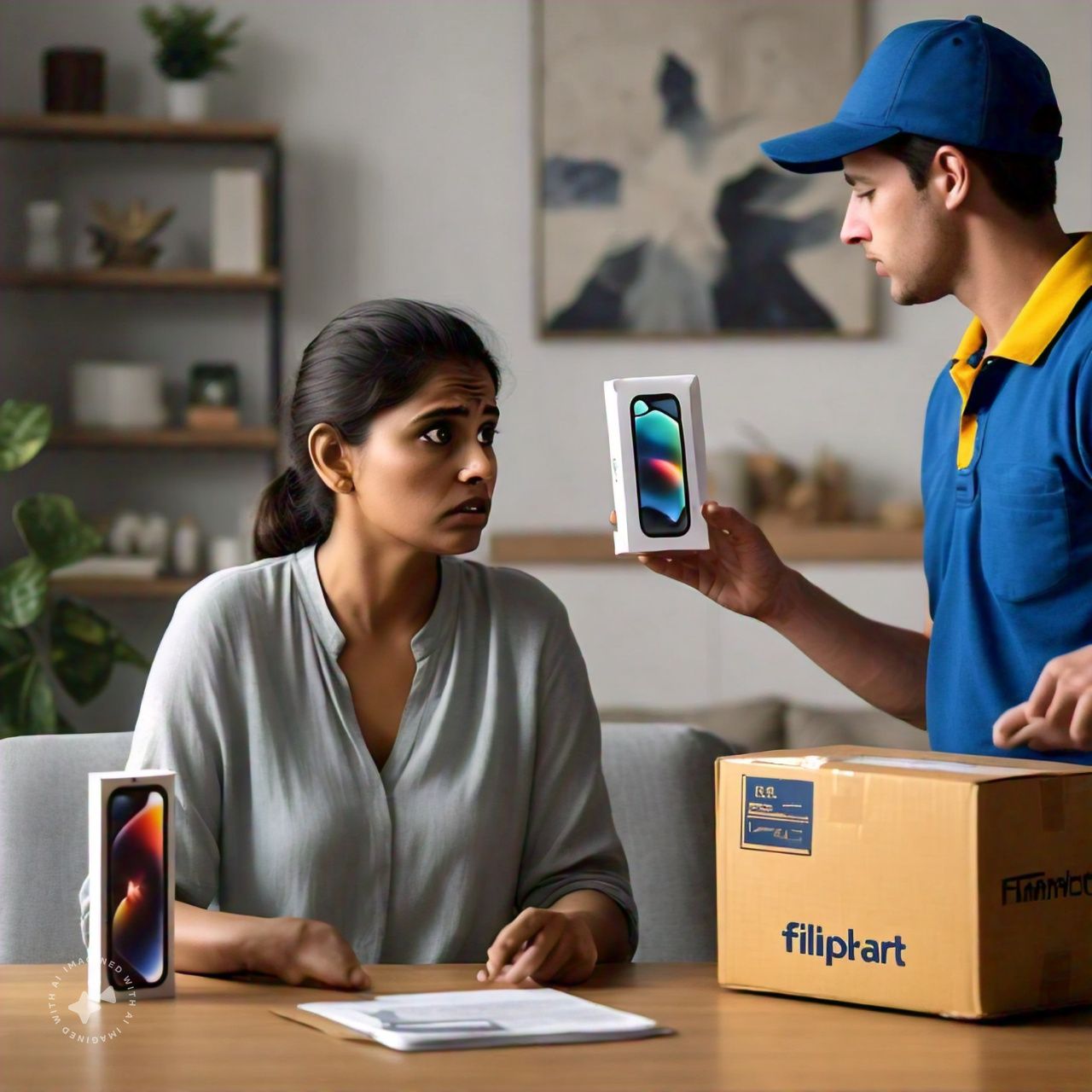 Woman ordered iPhone 15 from Flipkart