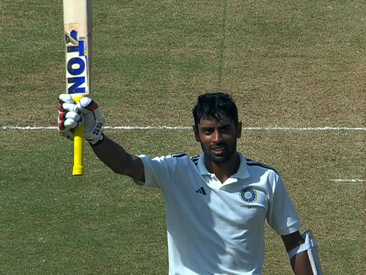 Abhimanyu Easwaran scored a century in Irani Cup