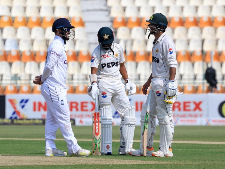 pak vs eng Multan Test- Saud Sakil scored the seventh fifty of his career. Multan Test- Saud Sakil scored the seventh fifty of his career: Pakistan’s score till lunch was 397/6; Atkinson and Leach got 2 wickets each.